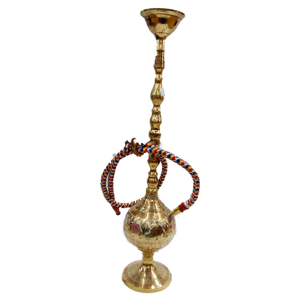 Golden Brass Hookah 16 Inch