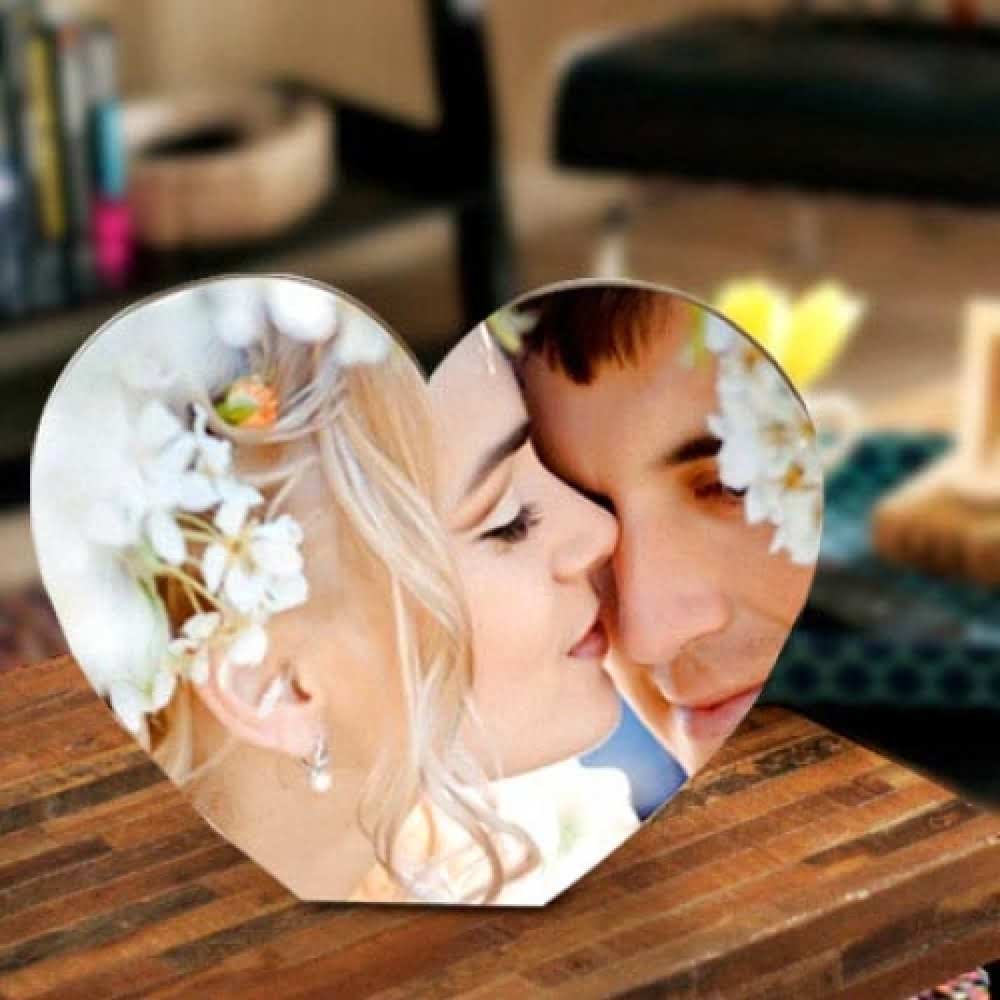 Lovely Heart Personalize Photo Frame