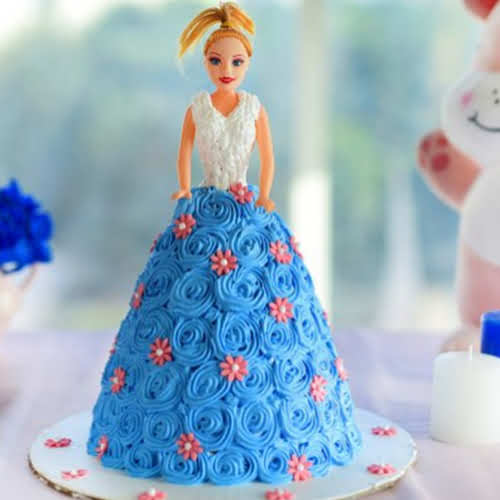 Princess Barbie Vanilla Cake