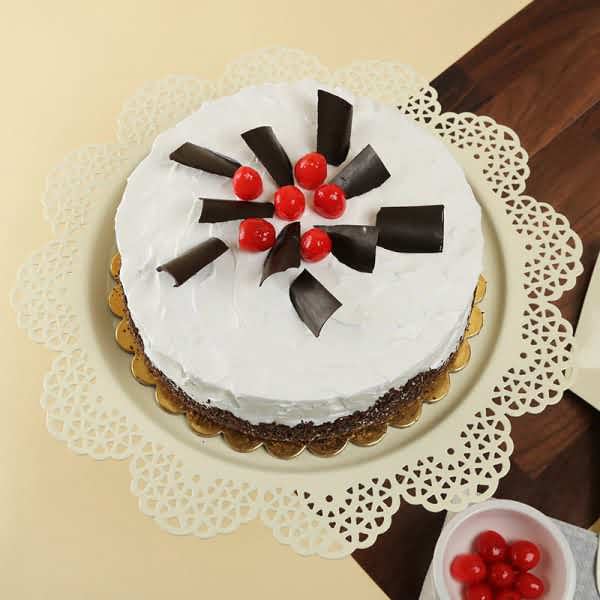Divine Eggless Black Forest Cake