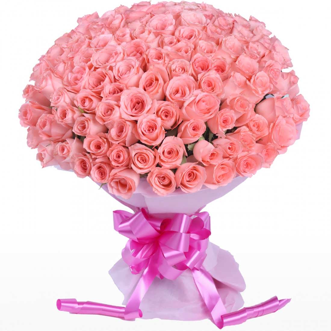 Pink Rose Large Bunch