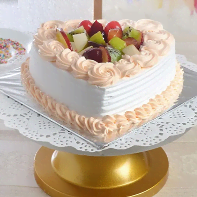 Heart Shape Mixed Fruit Cake