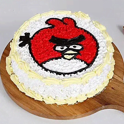 Angry Bird Butterscotc Cake