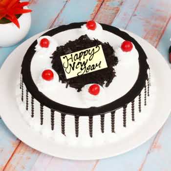 New Year Black Forest Cake
