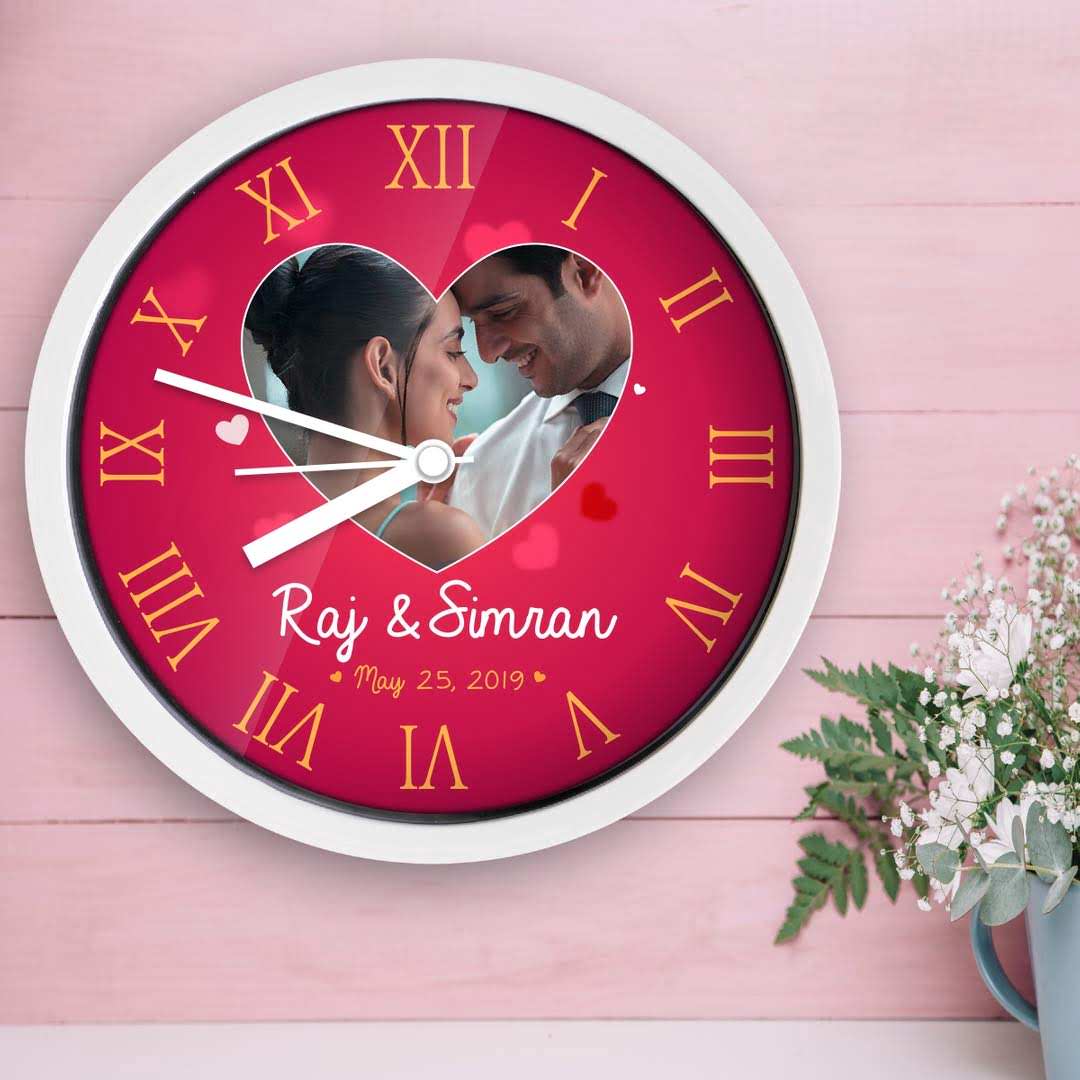 Sweet Moments Personalised Wall Clock
