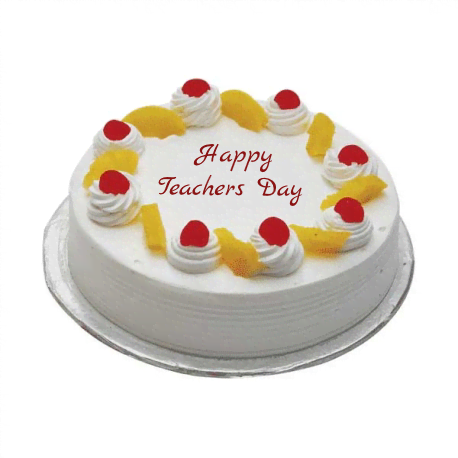 Teachers Day Pineapple Cake