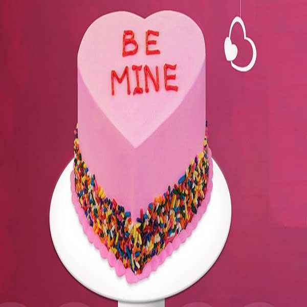 Be Mine Heart Cake