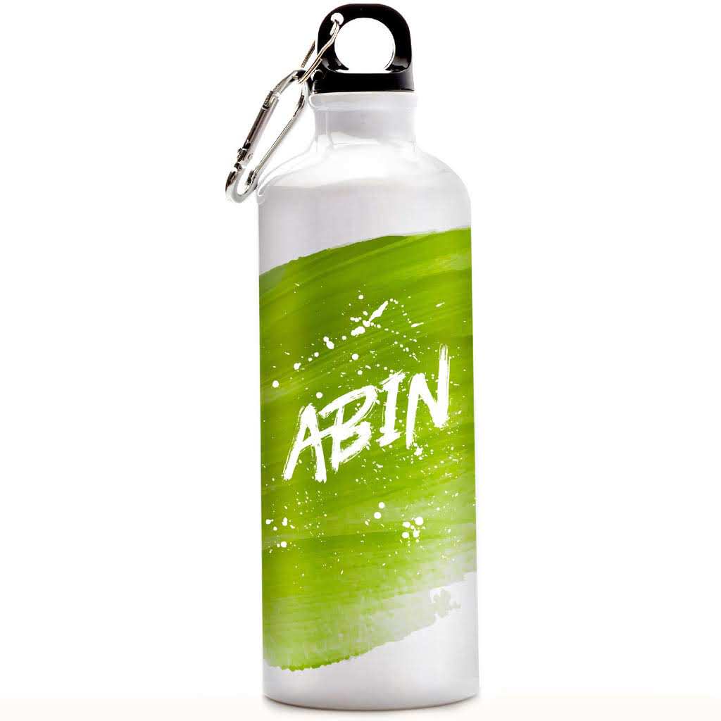 Personalized Name Sipper Bottle Green