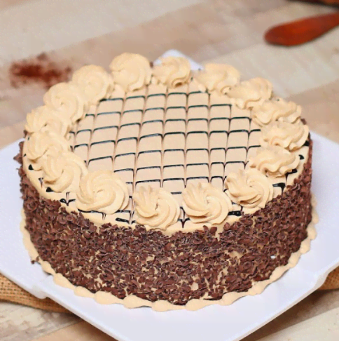 Classic Eggless Coffee Cake