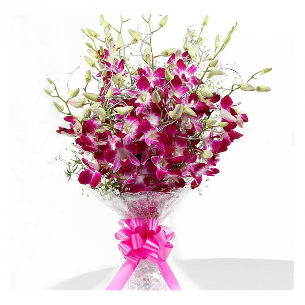 Purple Orchids Bouquet