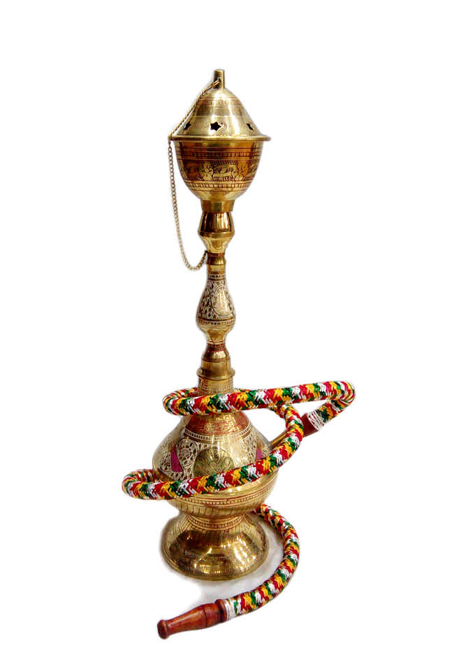Golden Brass Hookah
