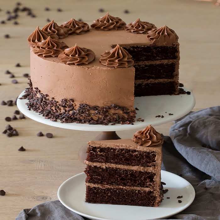 Eggless Chocolate Cake