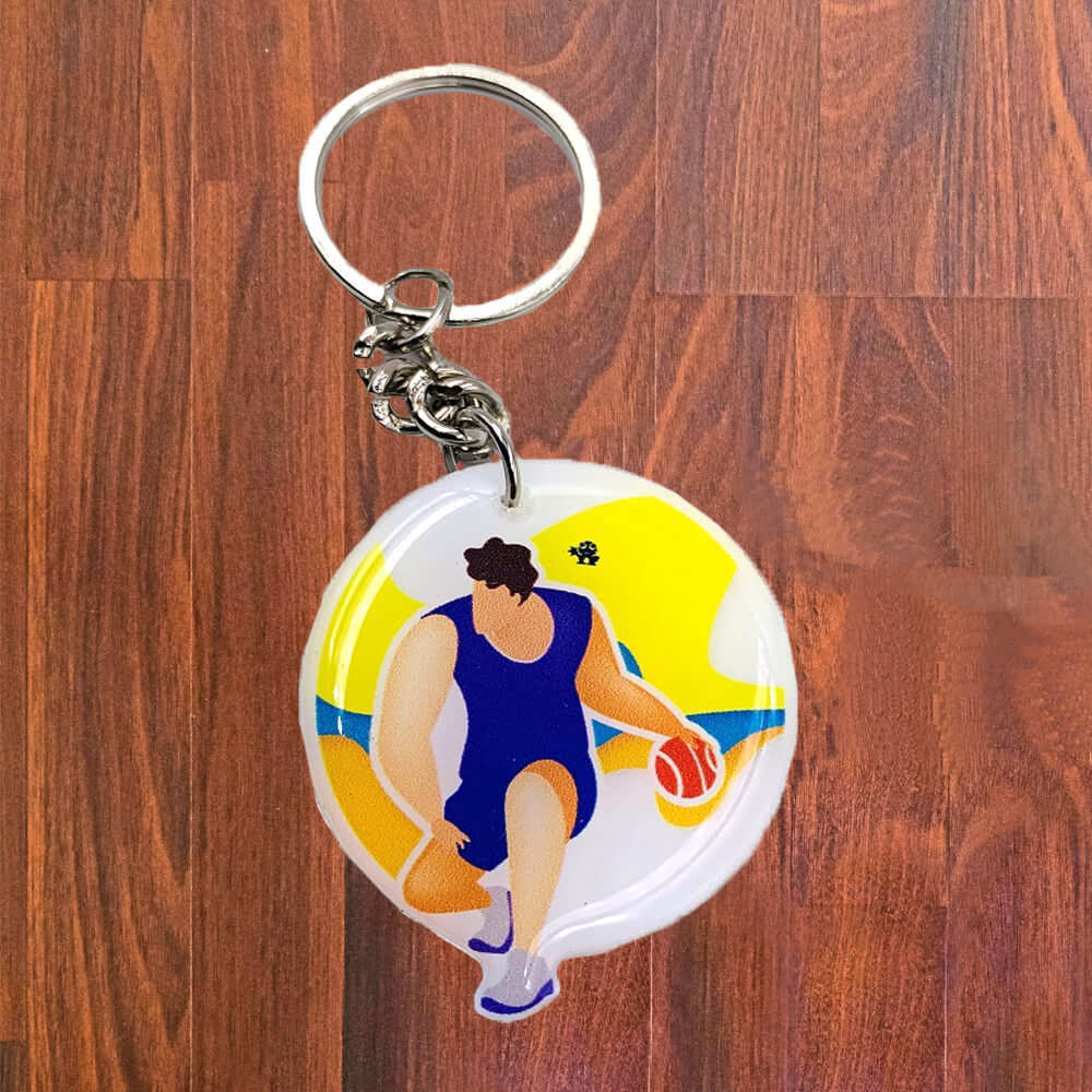 Basket ball Key Chain