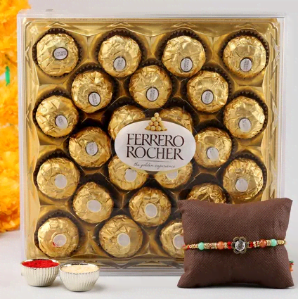 Rakhi With Ferrero Rocher
