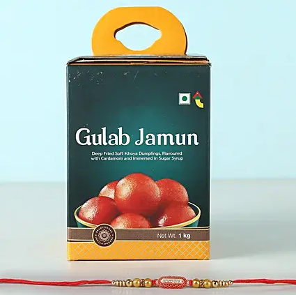 Rakhi Gulab Jamun Combo