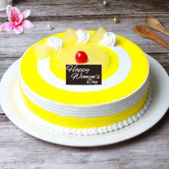 Womens Day Pineapple Cake