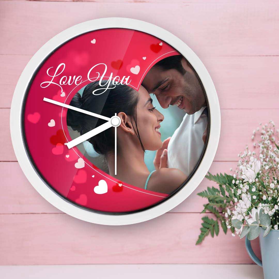 Personalised Love You Clock