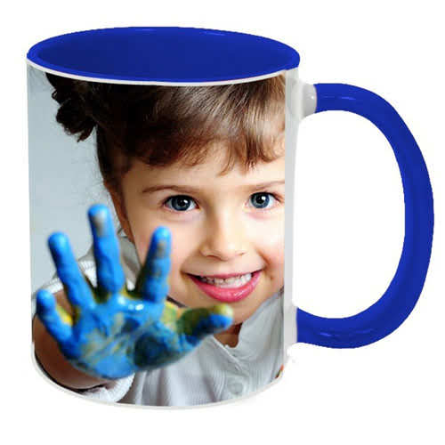 Blue Personalised Mug