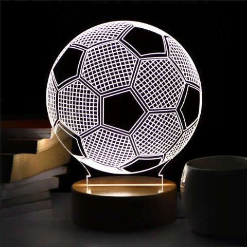 FOOT BALL 3D LED Acrylic Lamp