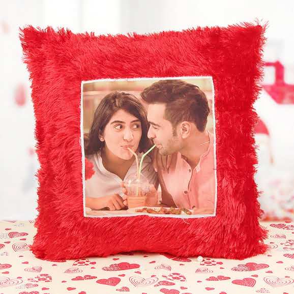 Red Love Pillow