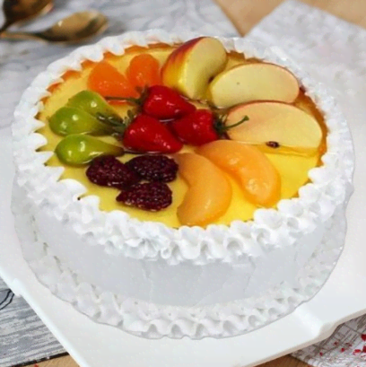 Eggless Fruity Delight