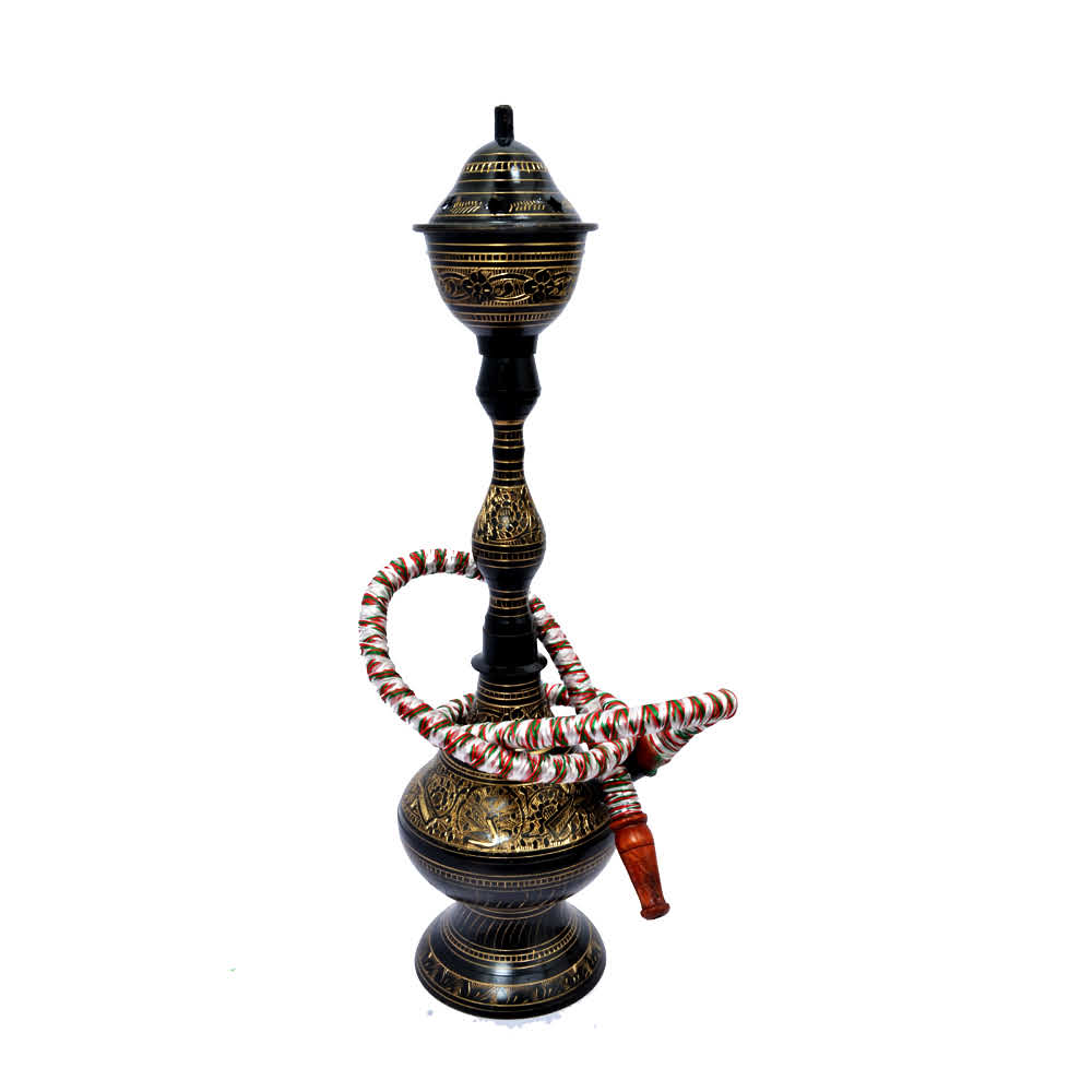 Metal Brass Hookah Narghile Water Pipe Shisha Hooka Hukka