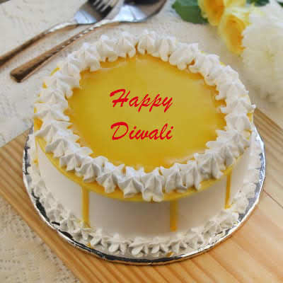Diwali Butterscotch Cake