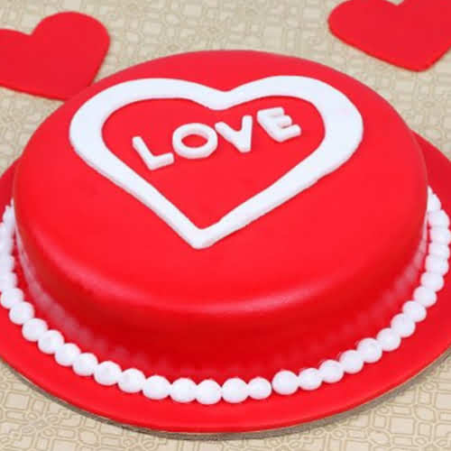 Red Velvet Love Cake