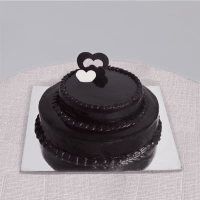2 Tier Chocolate Truffle Cake