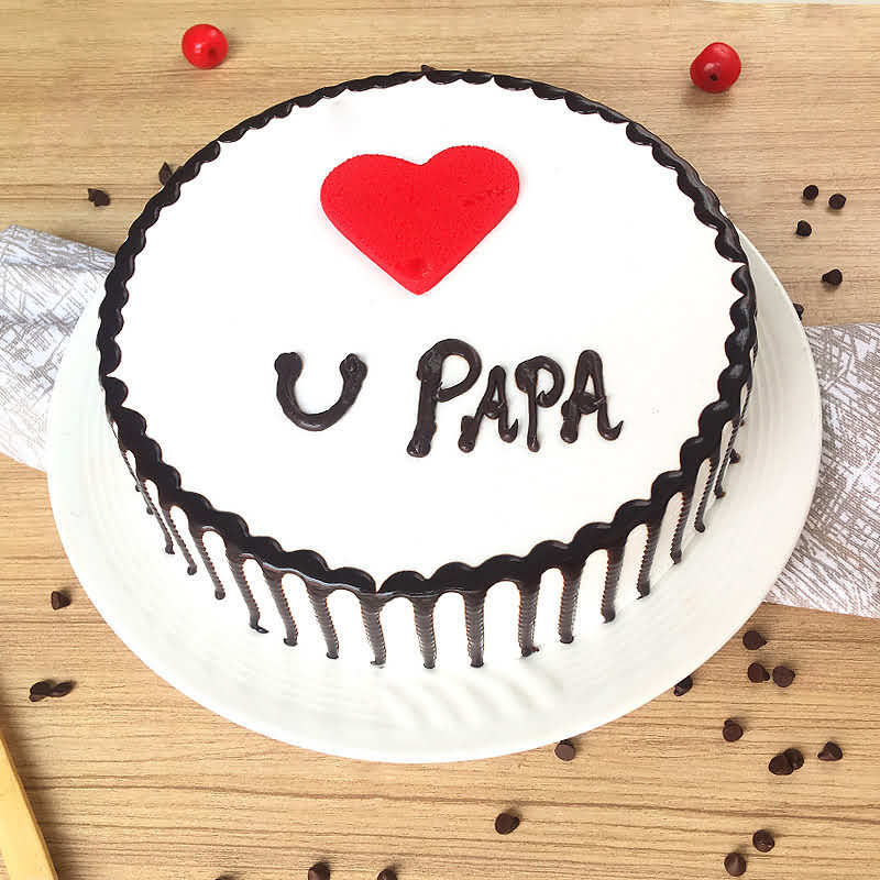 Fathers Day Special Black Forest Cake