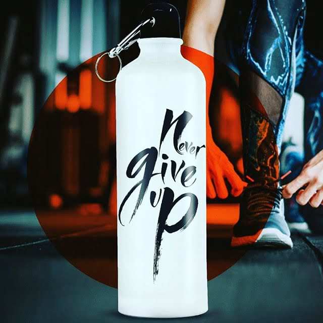 Never Give Up Sipper Bottle