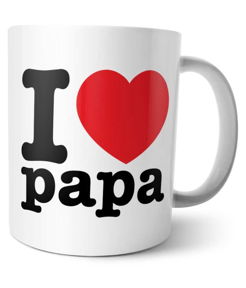 I Love Papa Mug