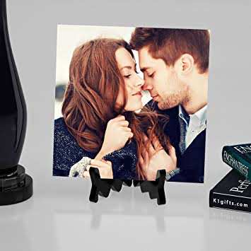 Cute Couple Personalised Tile